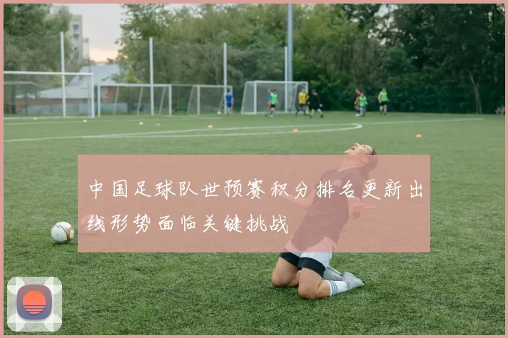 中国足球队世预赛积分排名更新出线形势面临关键挑战